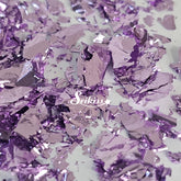 Lavender Metallic Foil Flakes - Purple Flakes